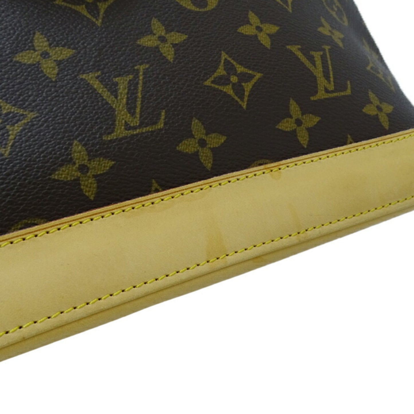 Louis Vuitton Alma, Brown, Canvas, handbag