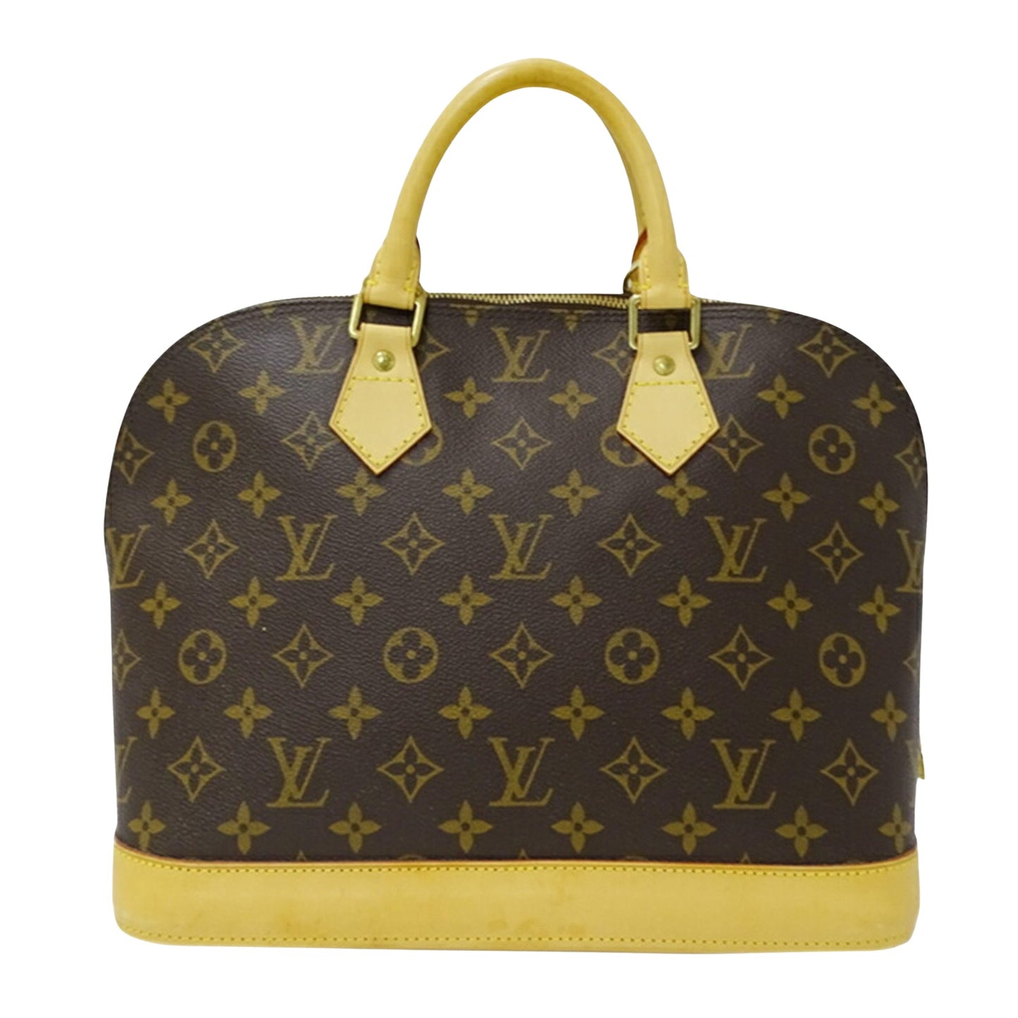 Louis Vuitton Alma, Brown, Canvas, handbag