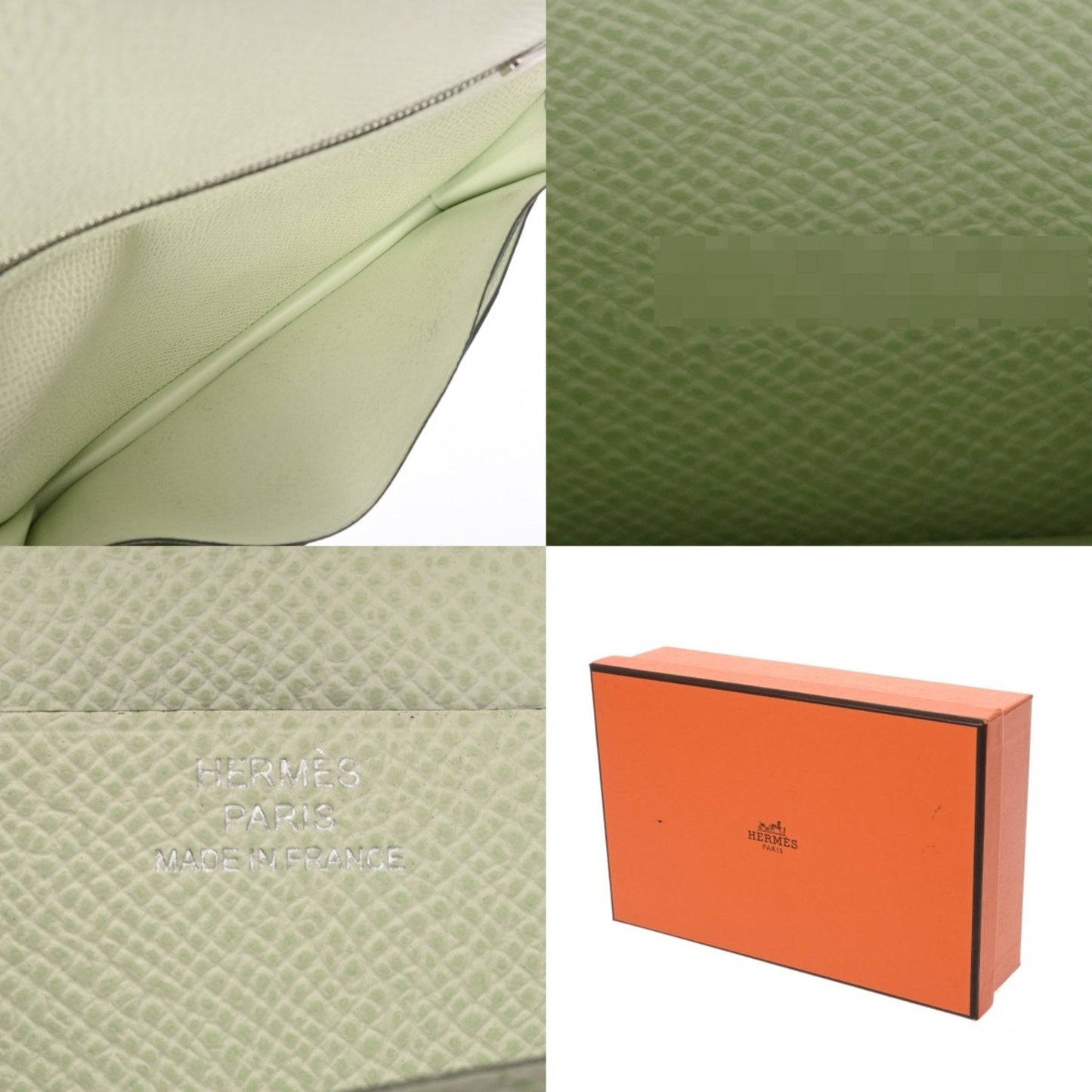 Hermès Béarn, Beige, Leather, wallet