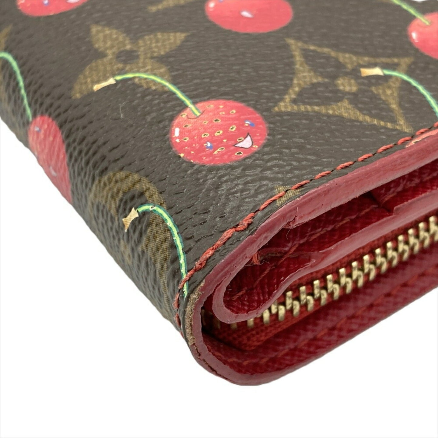 Louis Vuitton Compact zip, Brown, Canvas, wallet