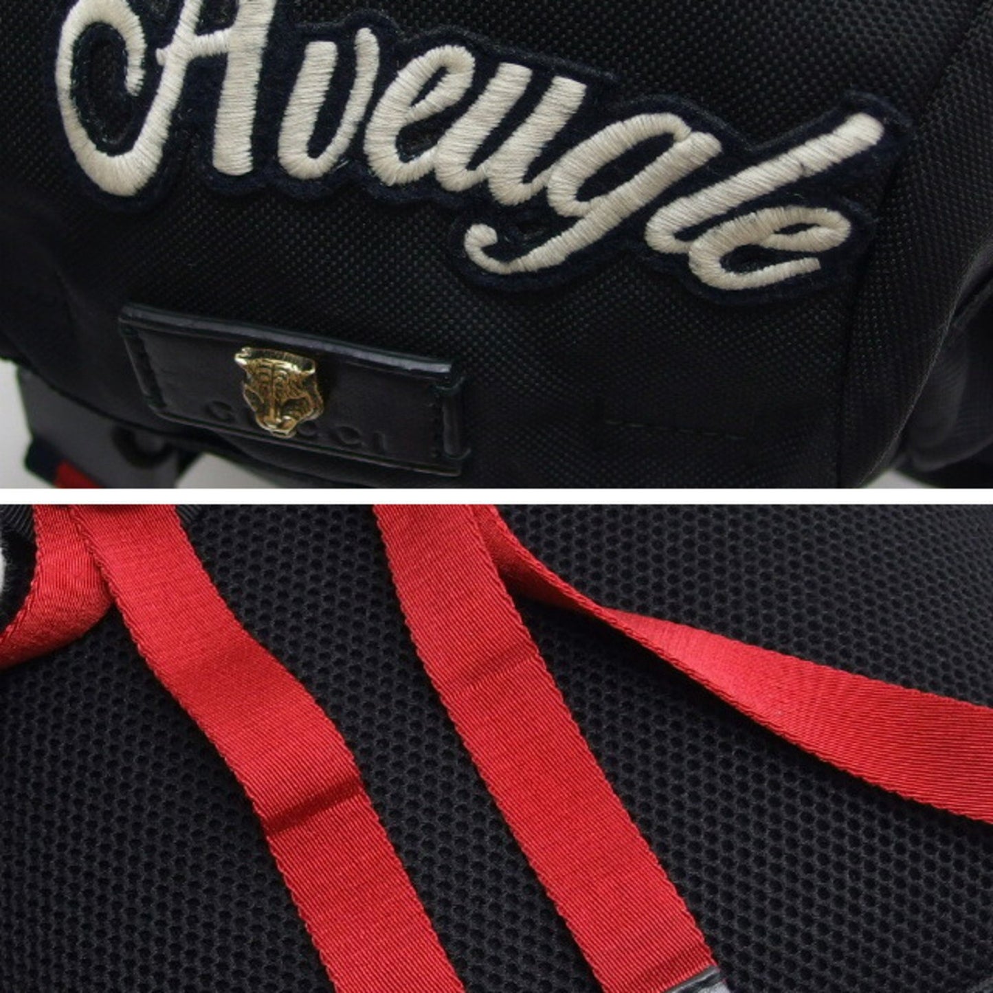 Gucci, Black, Canvas, backpack