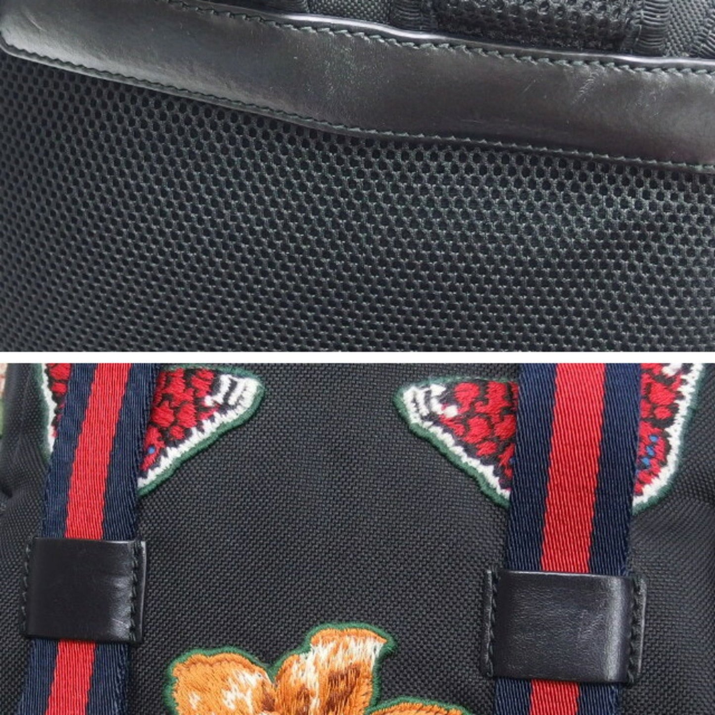Gucci, Black, Canvas, backpack