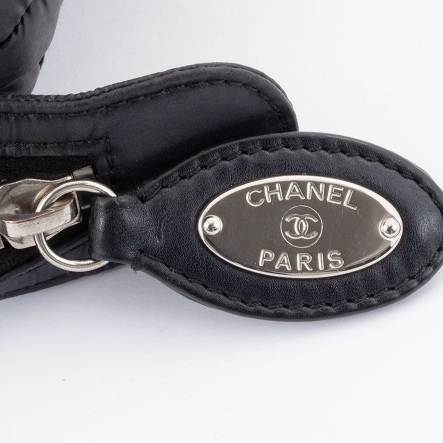 Chanel Paris Byzans, Black, Synthetic, shoulder