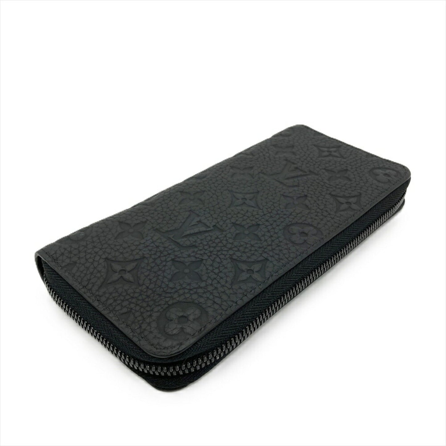 Louis Vuitton Zippy Wallet Vertical, Black, Leather, wallet