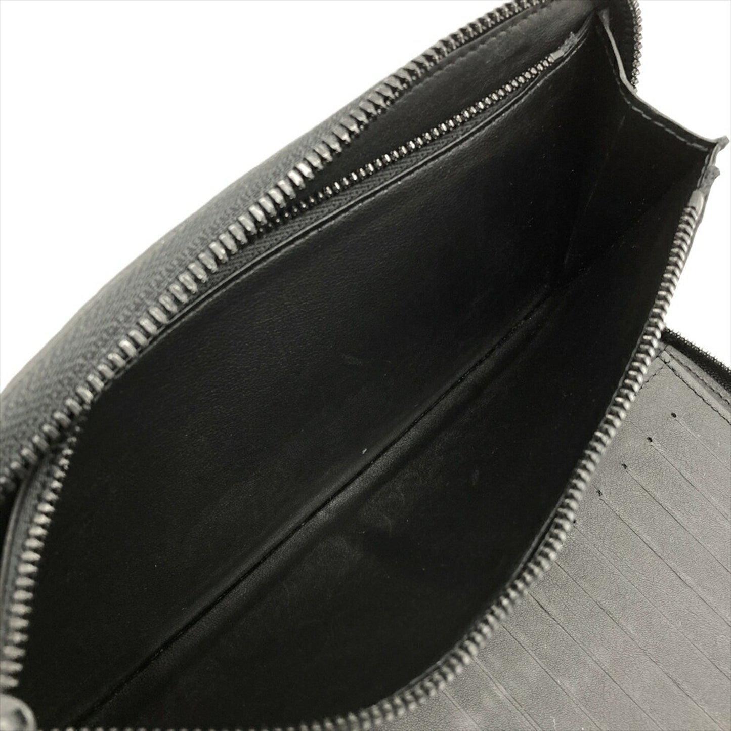 Louis Vuitton Zippy Wallet Vertical, Black, Leather, wallet