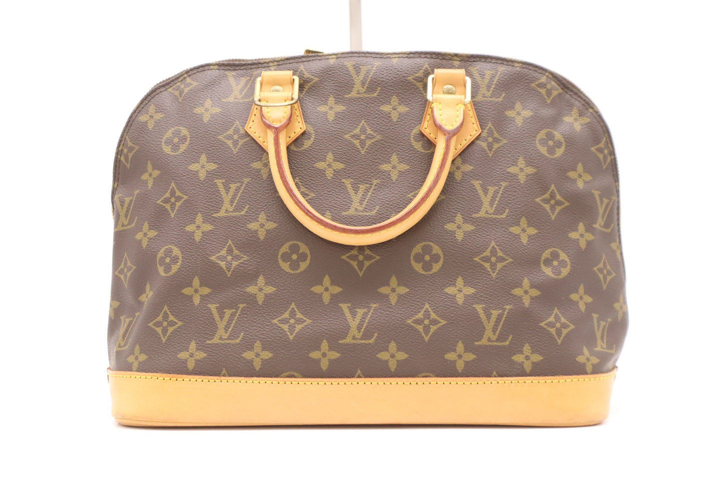 Louis Vuitton Alma, Brown, Canvas, handbag