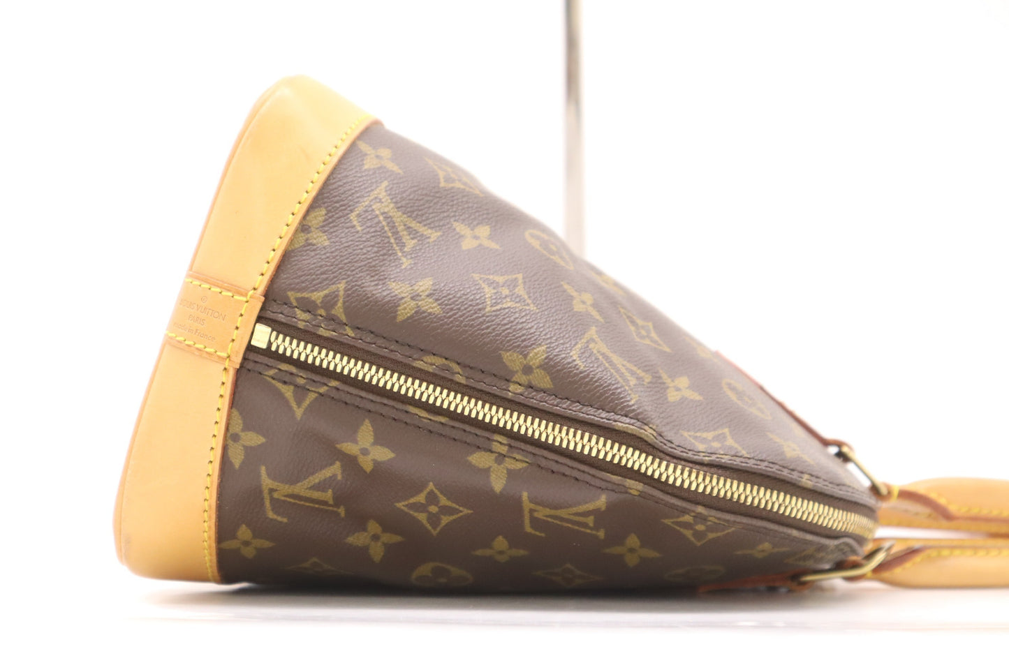 Louis Vuitton Alma, Brown, Canvas, handbag