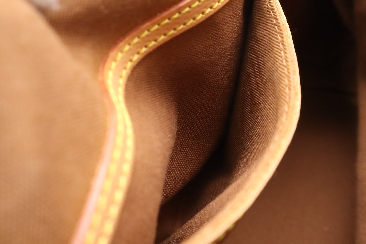 Louis Vuitton Alma, Brown, Canvas, handbag
