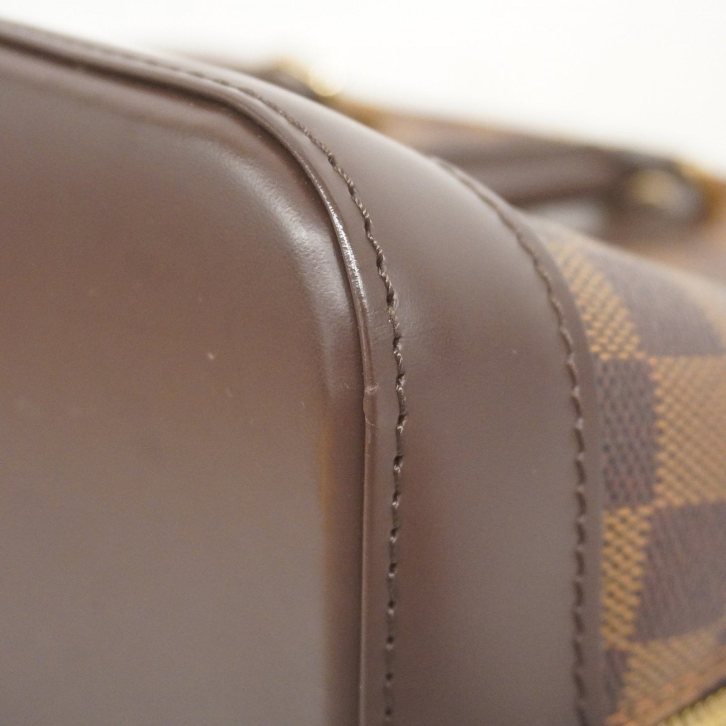 Louis Vuitton Alma, Brown, Canvas, handbag