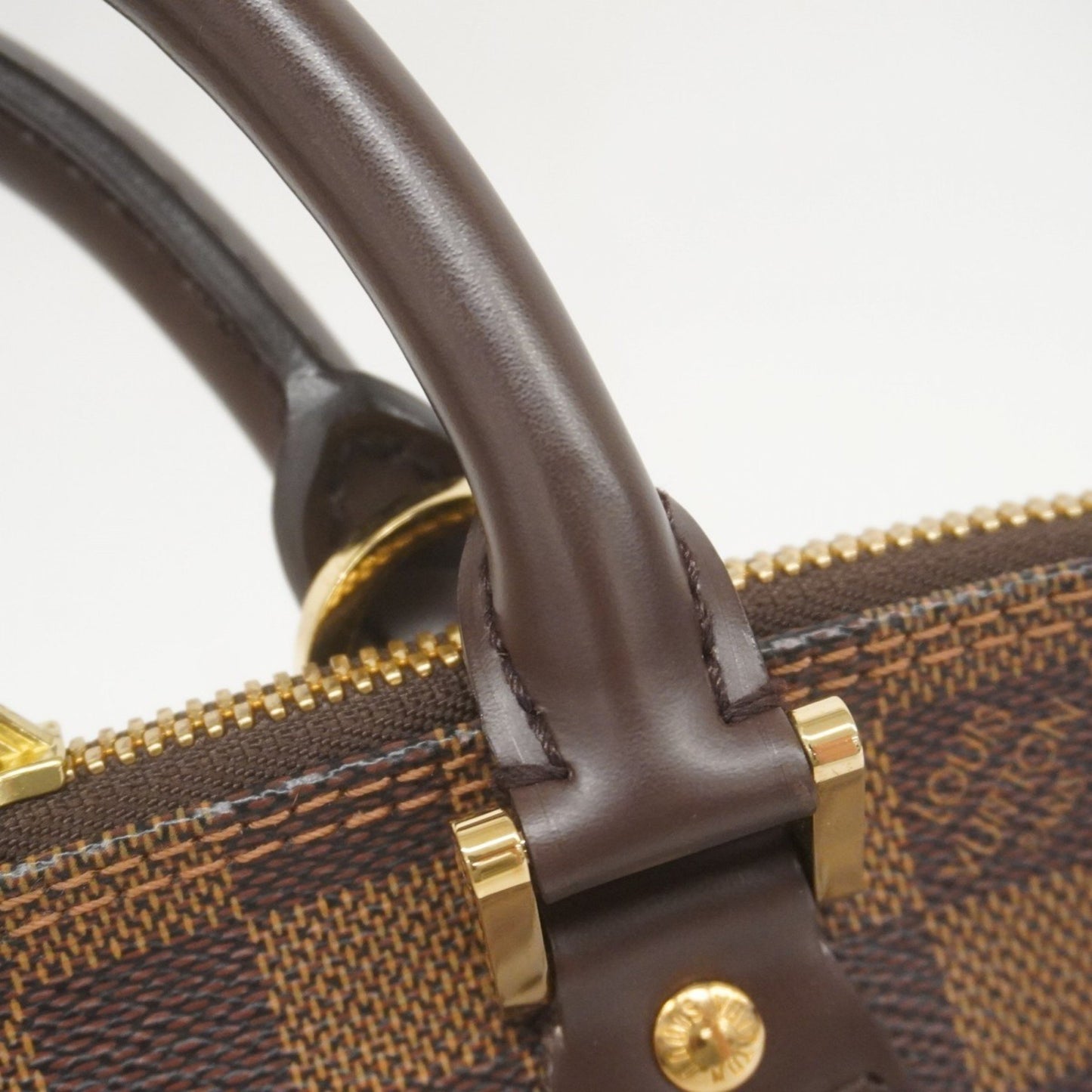 Louis Vuitton Alma, Brown, Canvas, handbag