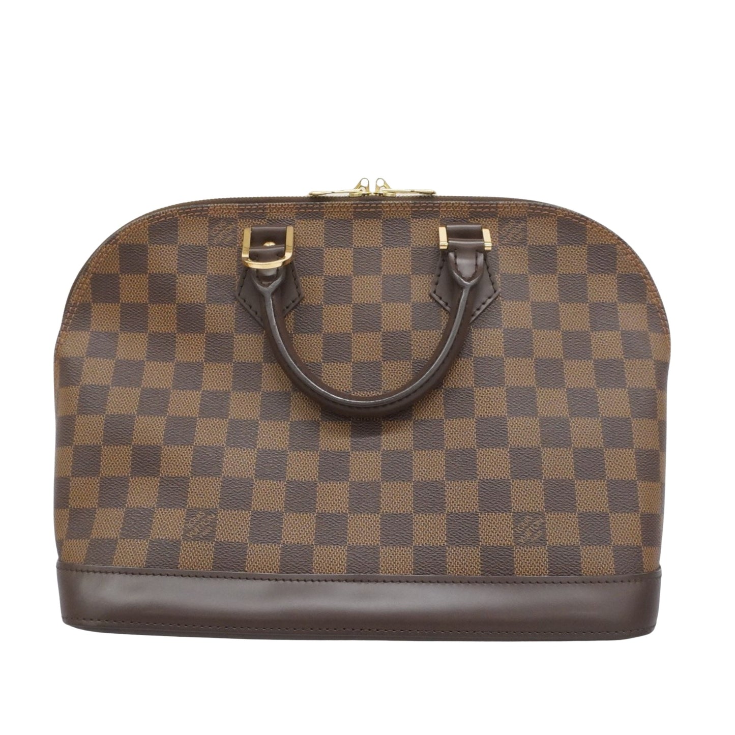 Louis Vuitton Alma, Brown, Canvas, handbag