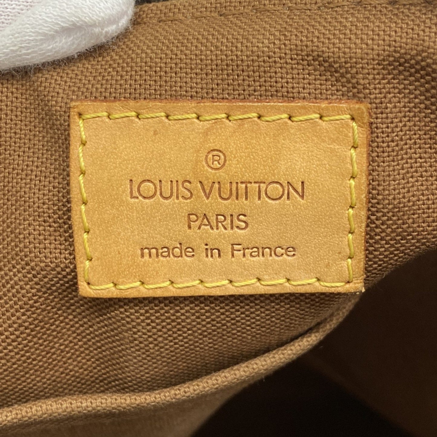 Louis Vuitton Palermo PM, Brown, Canvas, tote