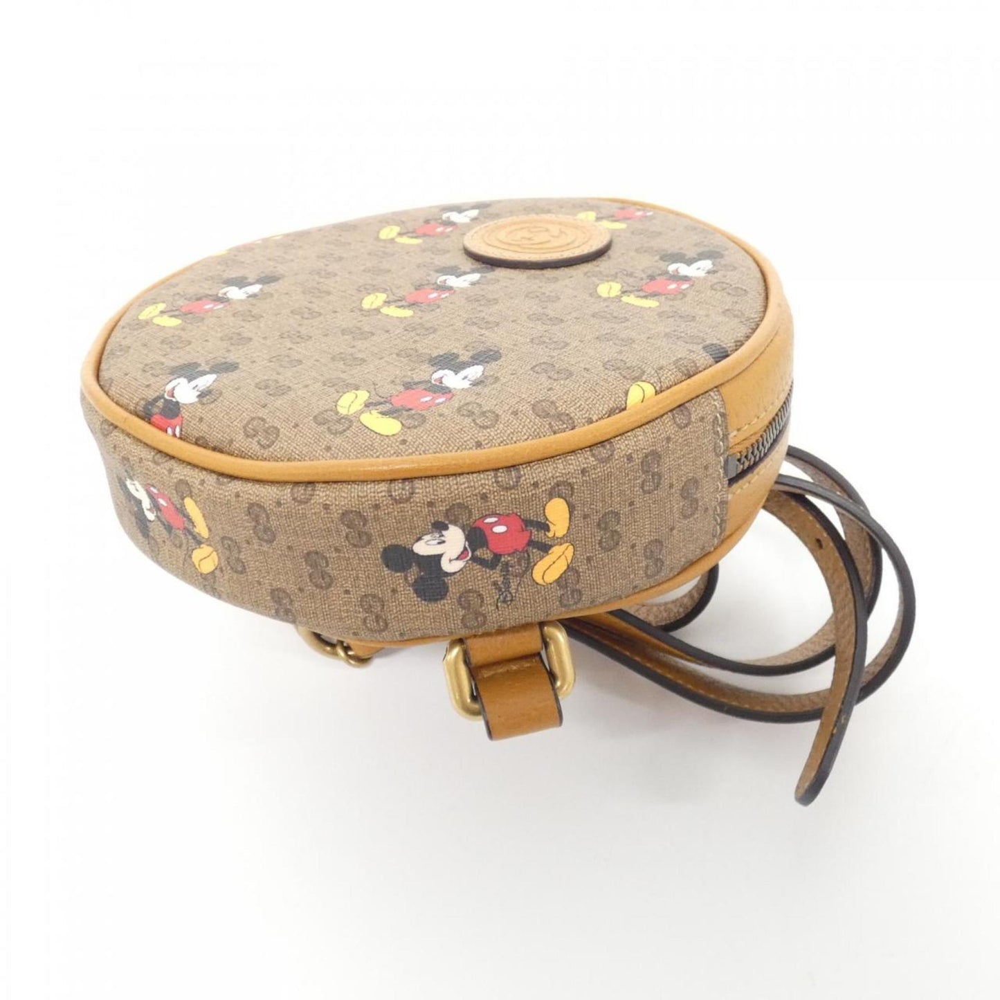Gucci Disney X Gucci, Beige, Canvas, backpack