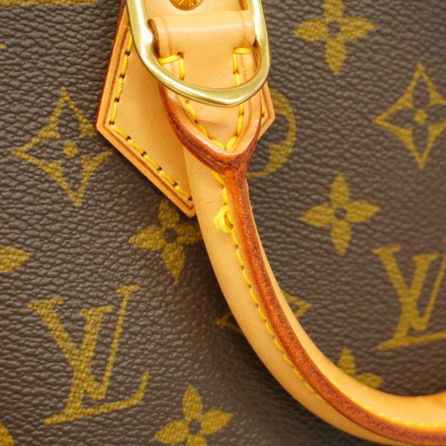 Louis Vuitton Alma, Brown, Canvas, handbag