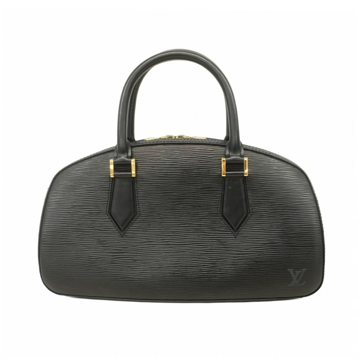 Louis Vuitton Jasmin, Black, Leather, handbag