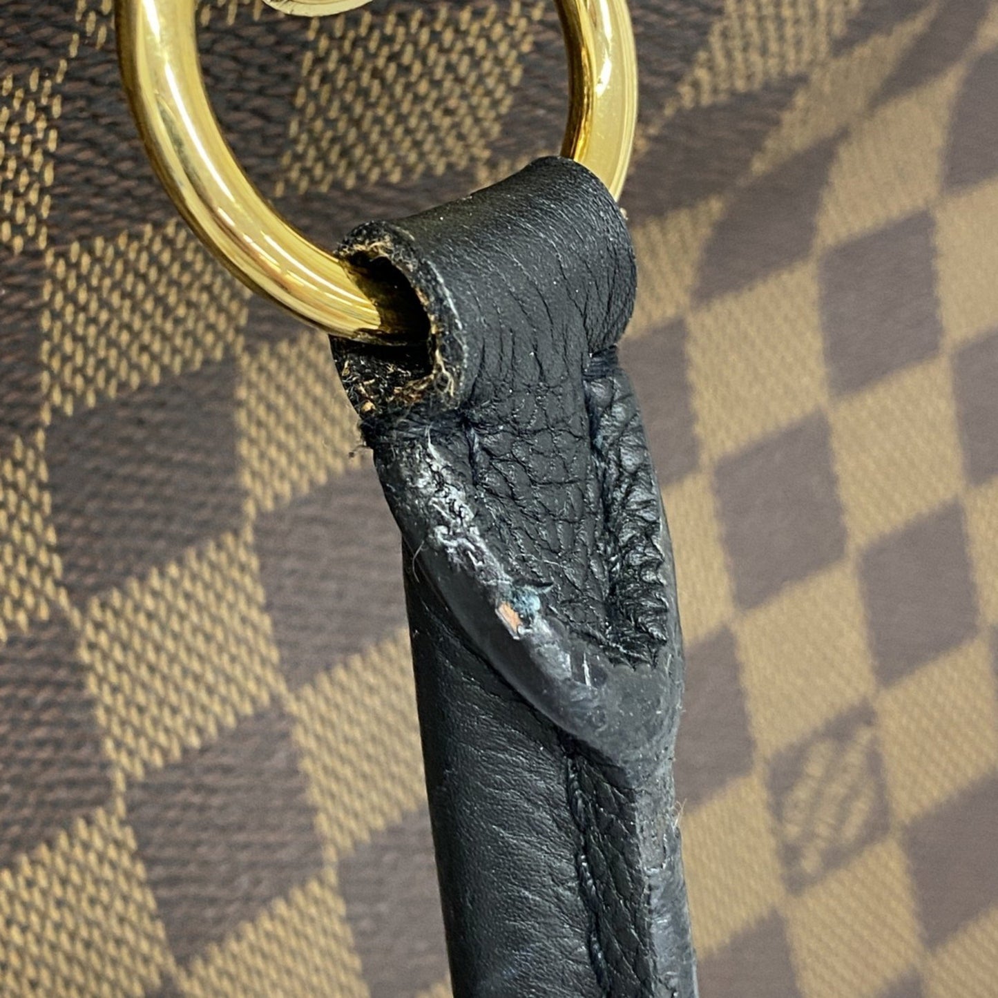 Louis Vuitton Riverside, Brown, Canvas, tote
