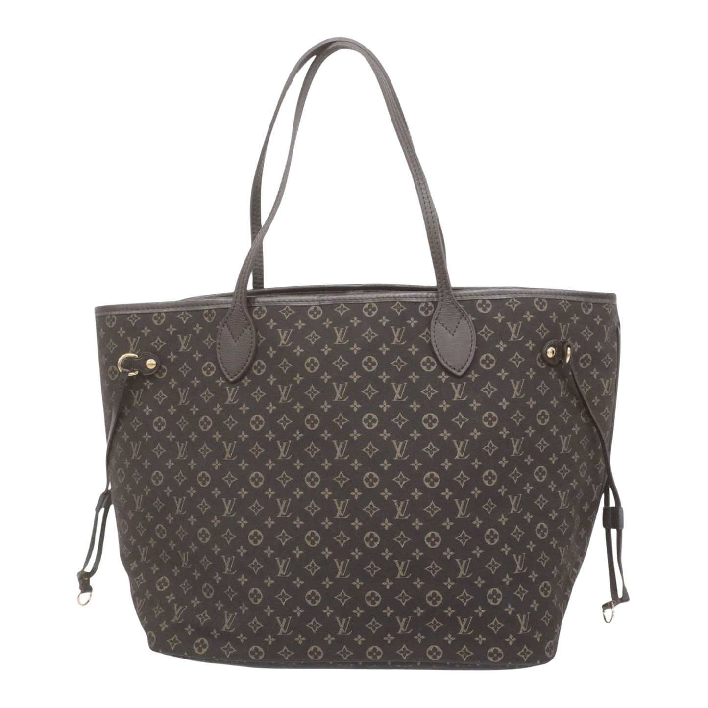 Louis Vuitton Neverfull MM, Brown, Canvas, tote