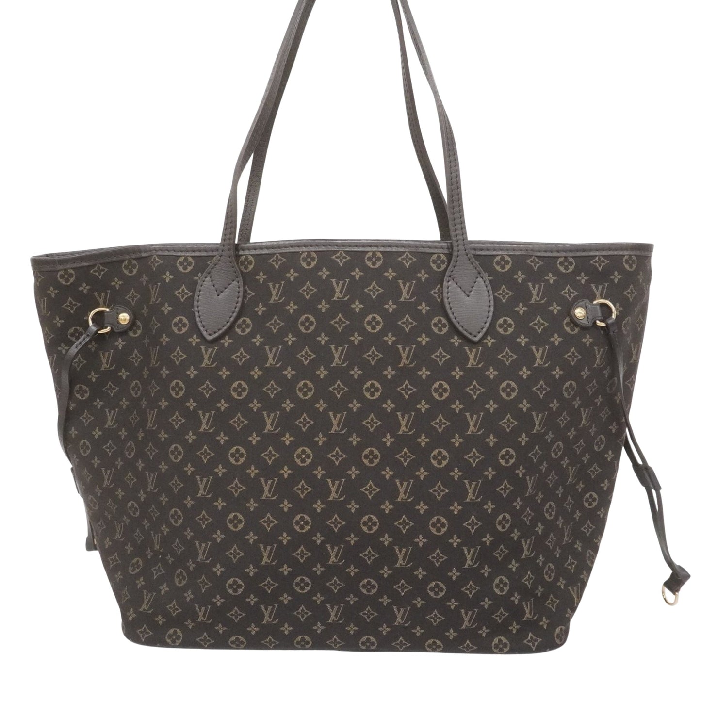 Louis Vuitton Neverfull MM, Brown, Canvas, tote