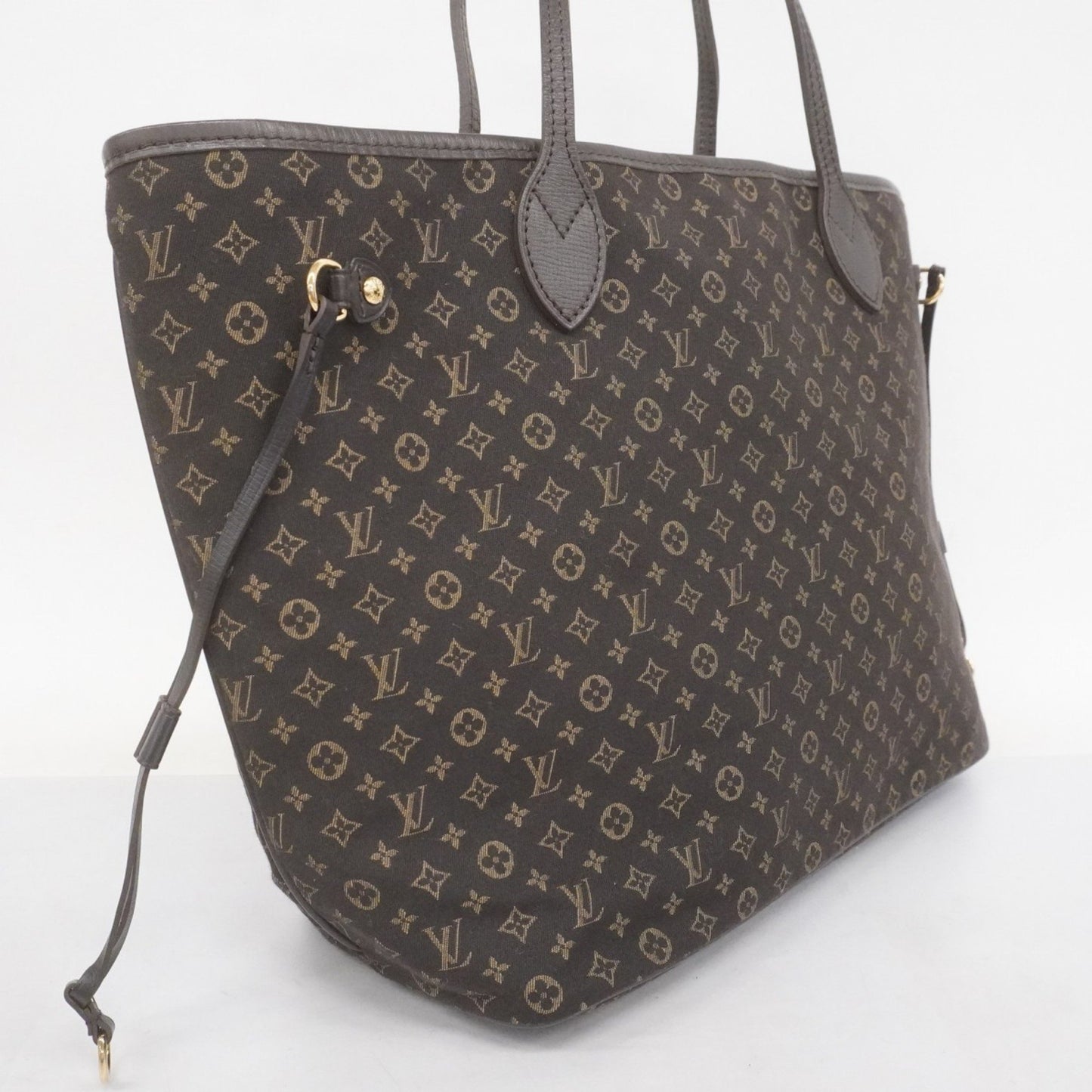 Louis Vuitton Neverfull MM, Brown, Canvas, tote