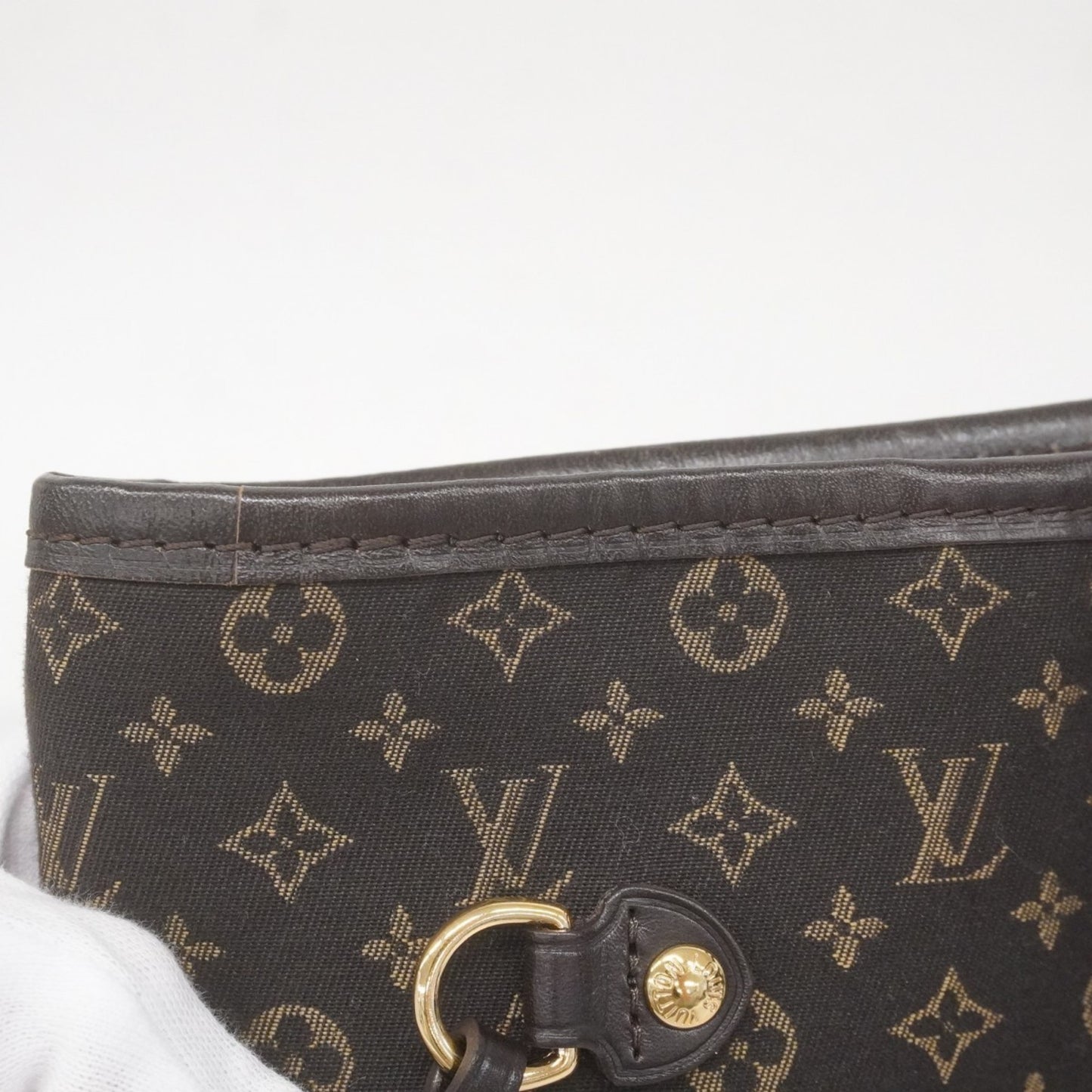 Louis Vuitton Neverfull MM, Brown, Canvas, tote