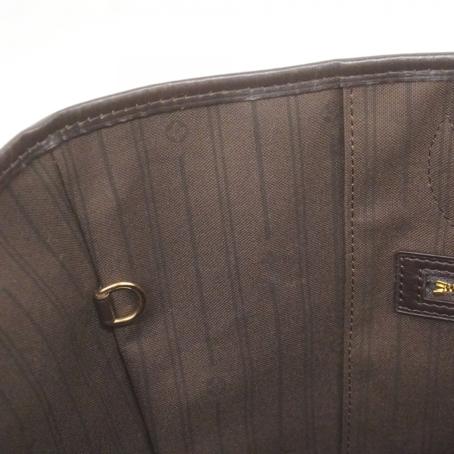 Louis Vuitton Neverfull MM, Brown, Canvas, tote