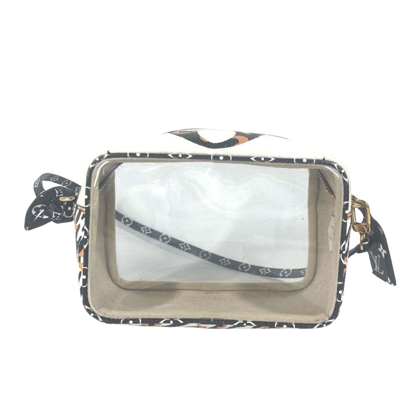 Louis Vuitton Beach Pouch, Black, Leather, clutch