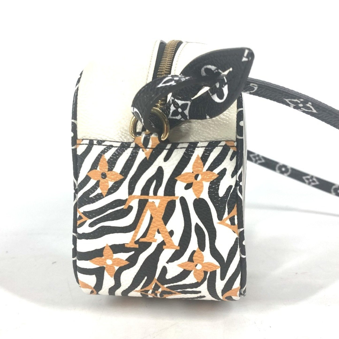Louis Vuitton Beach Pouch, Black, Leather, clutch