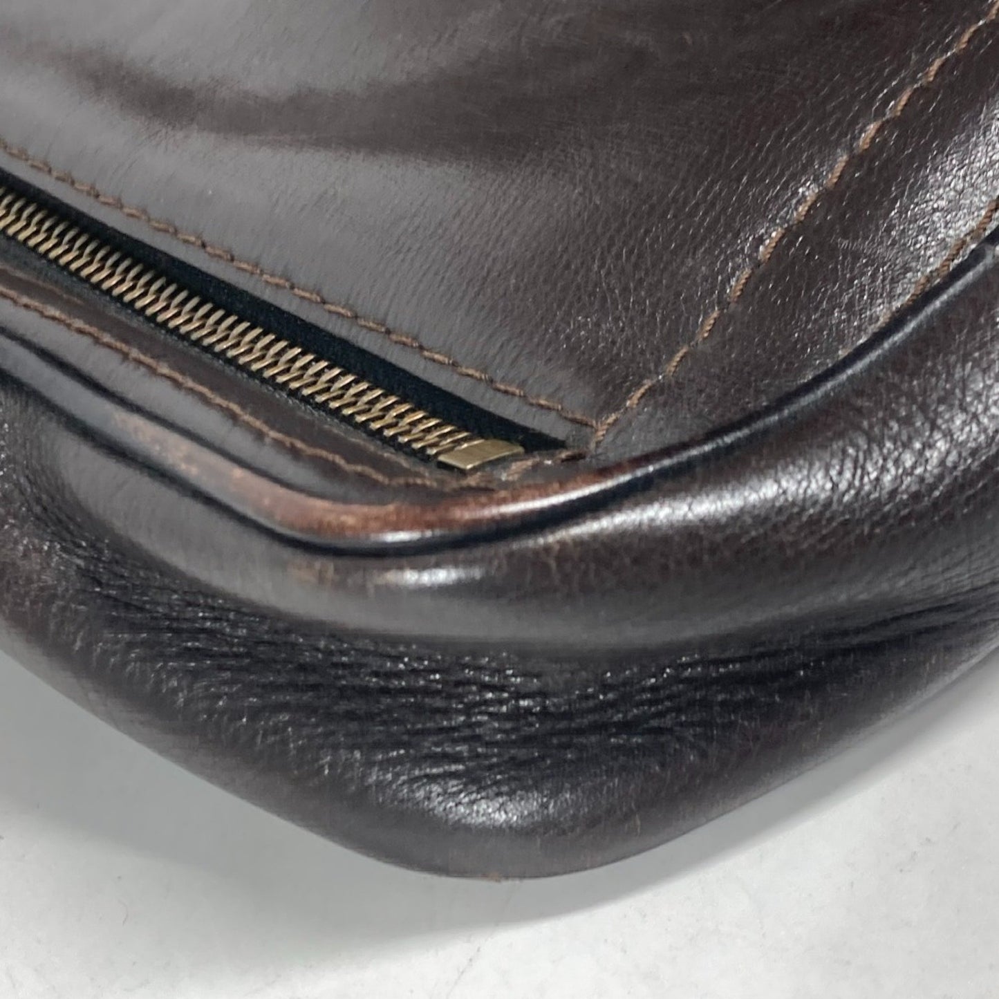 Louis Vuitton Utah, Brown, Leather, clutch