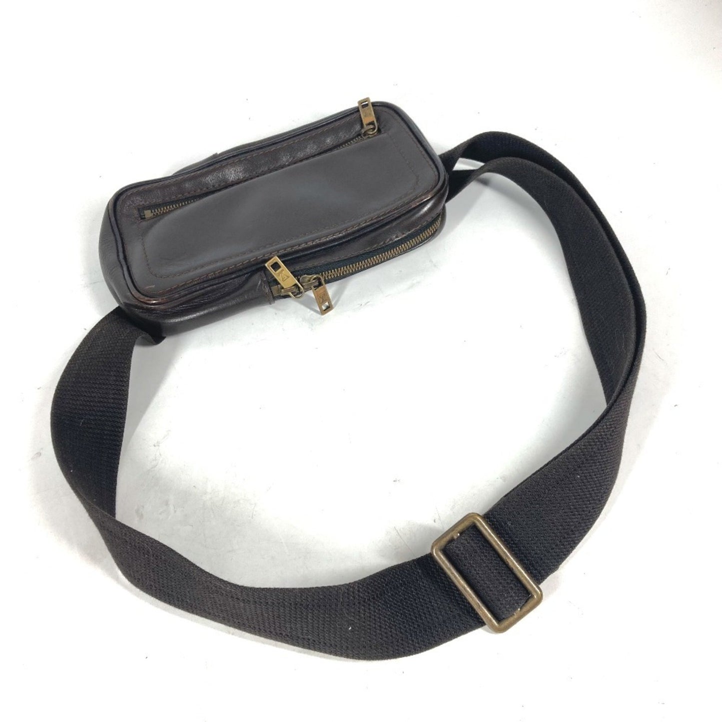 Louis Vuitton Utah, Brown, Leather, clutch