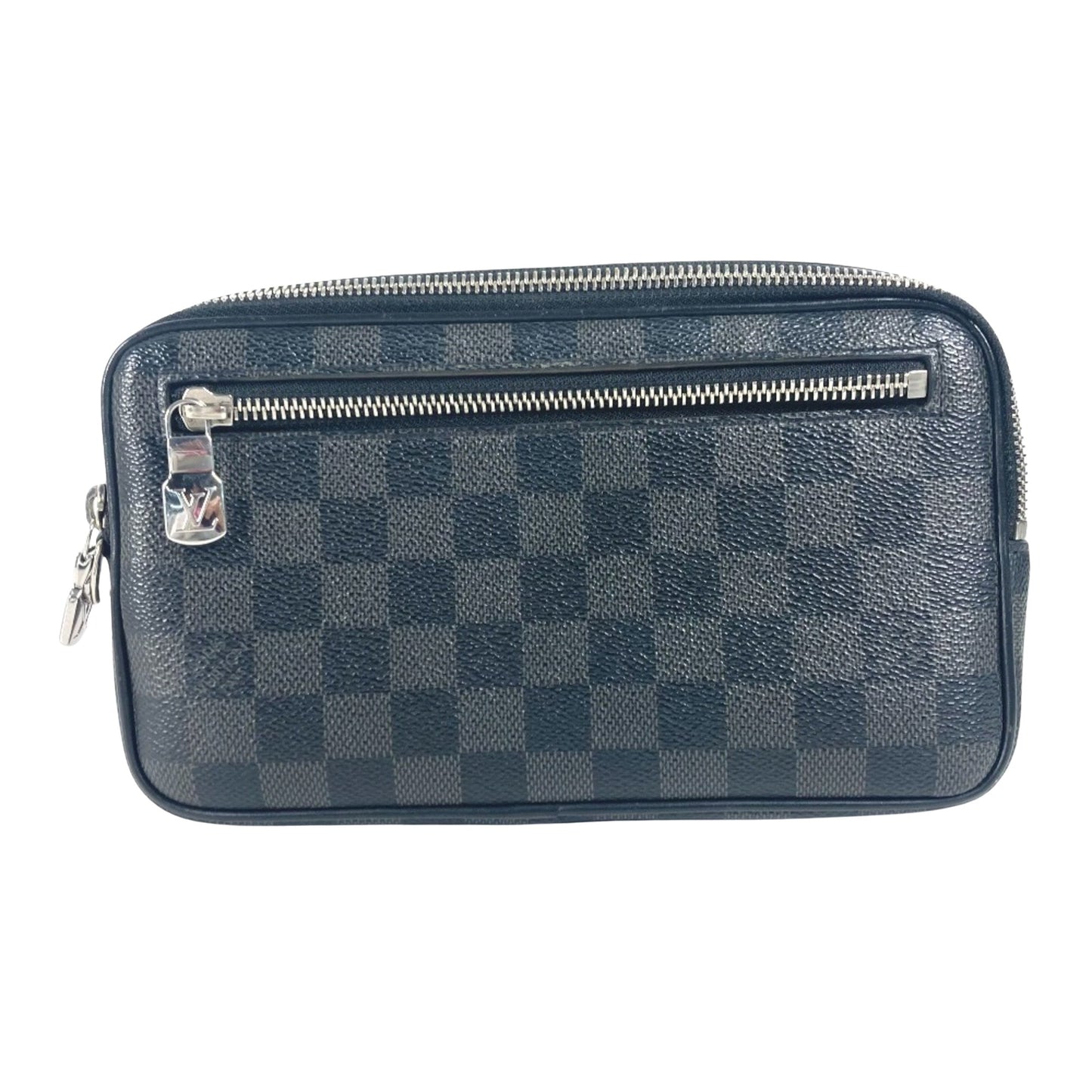 Louis Vuitton Alpha, Black, Canvas, clutch