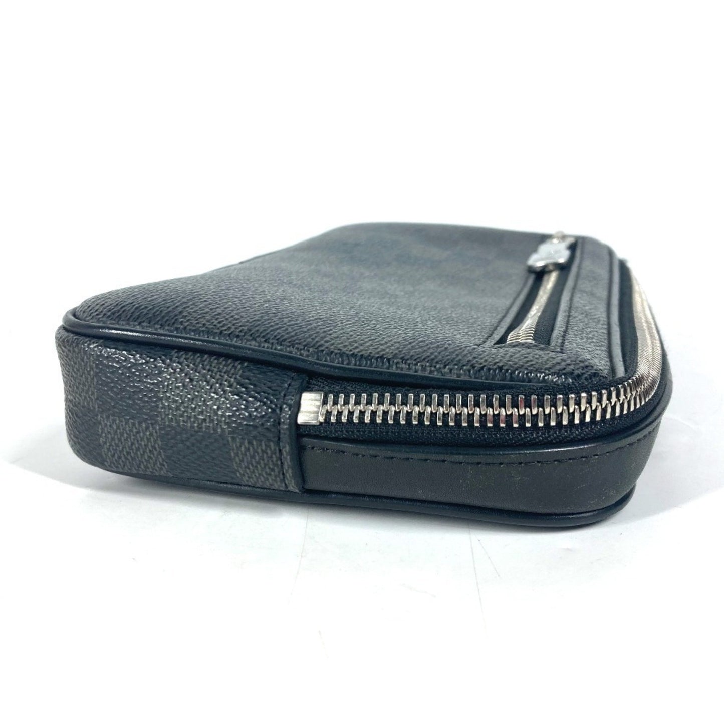 Louis Vuitton Alpha, Black, Canvas, clutch