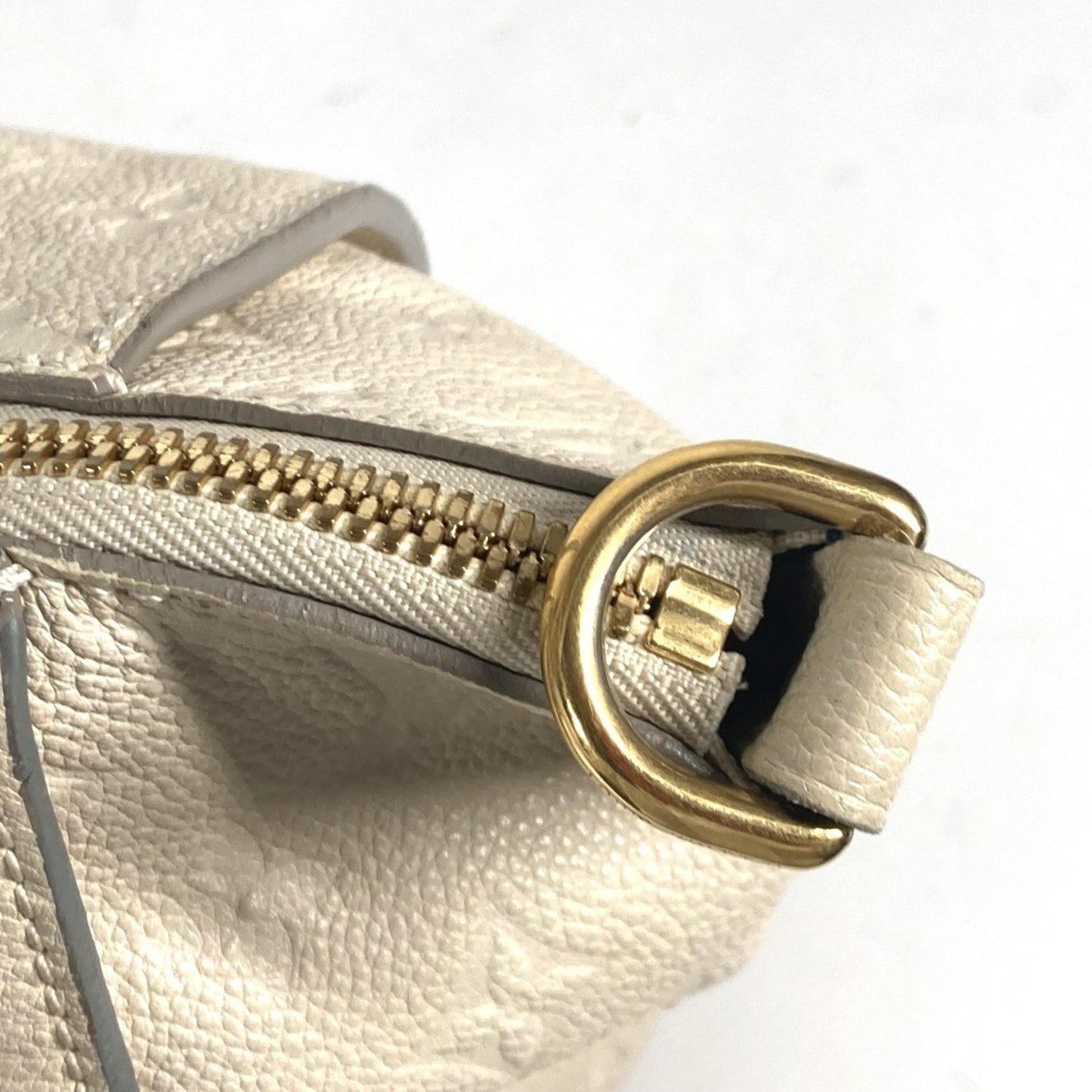 Louis Vuitton Lumineuse, White, Leather, tote