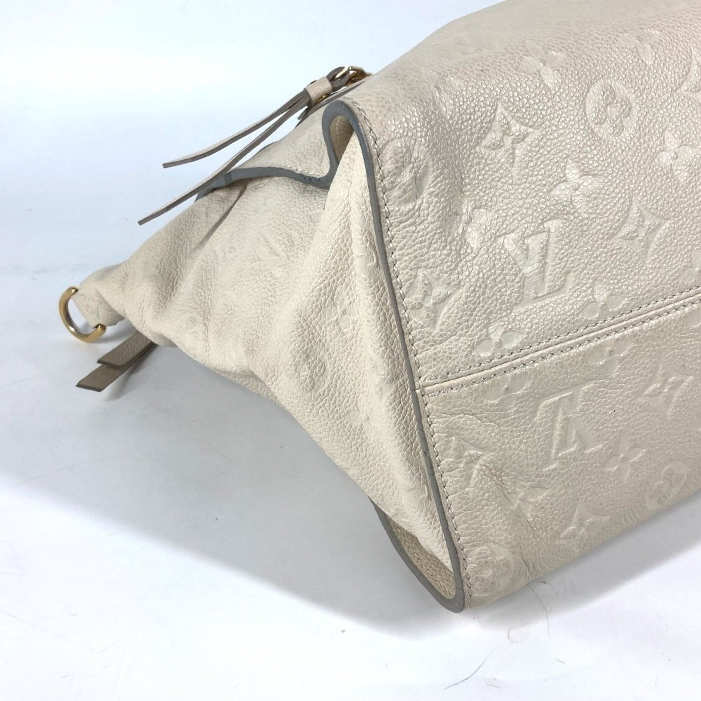 Louis Vuitton Lumineuse, White, Leather, tote