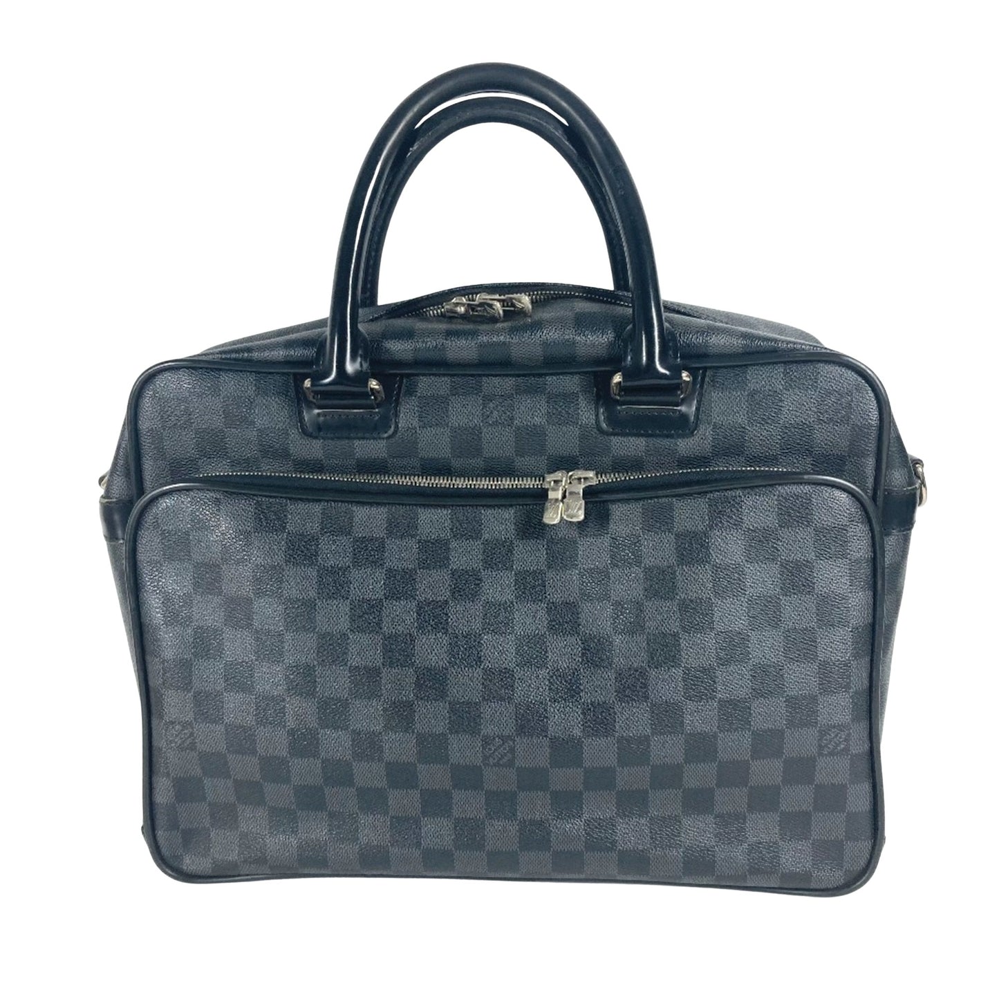 Louis Vuitton Icare, Black, Canvas, briefcase