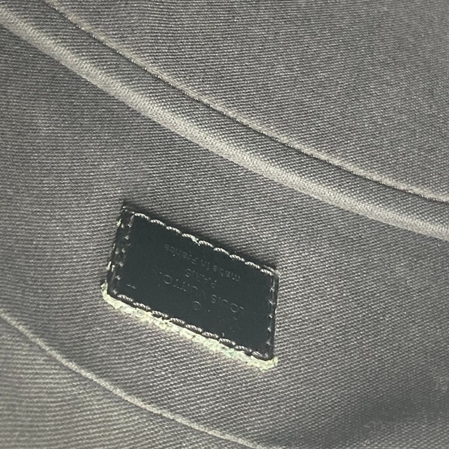 Louis Vuitton Icare, Black, Canvas, briefcase
