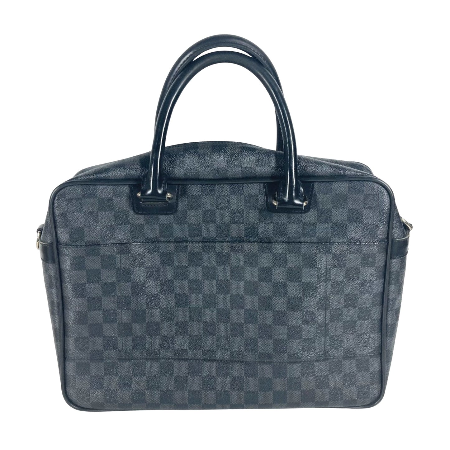 Louis Vuitton Icare, Black, Canvas, briefcase
