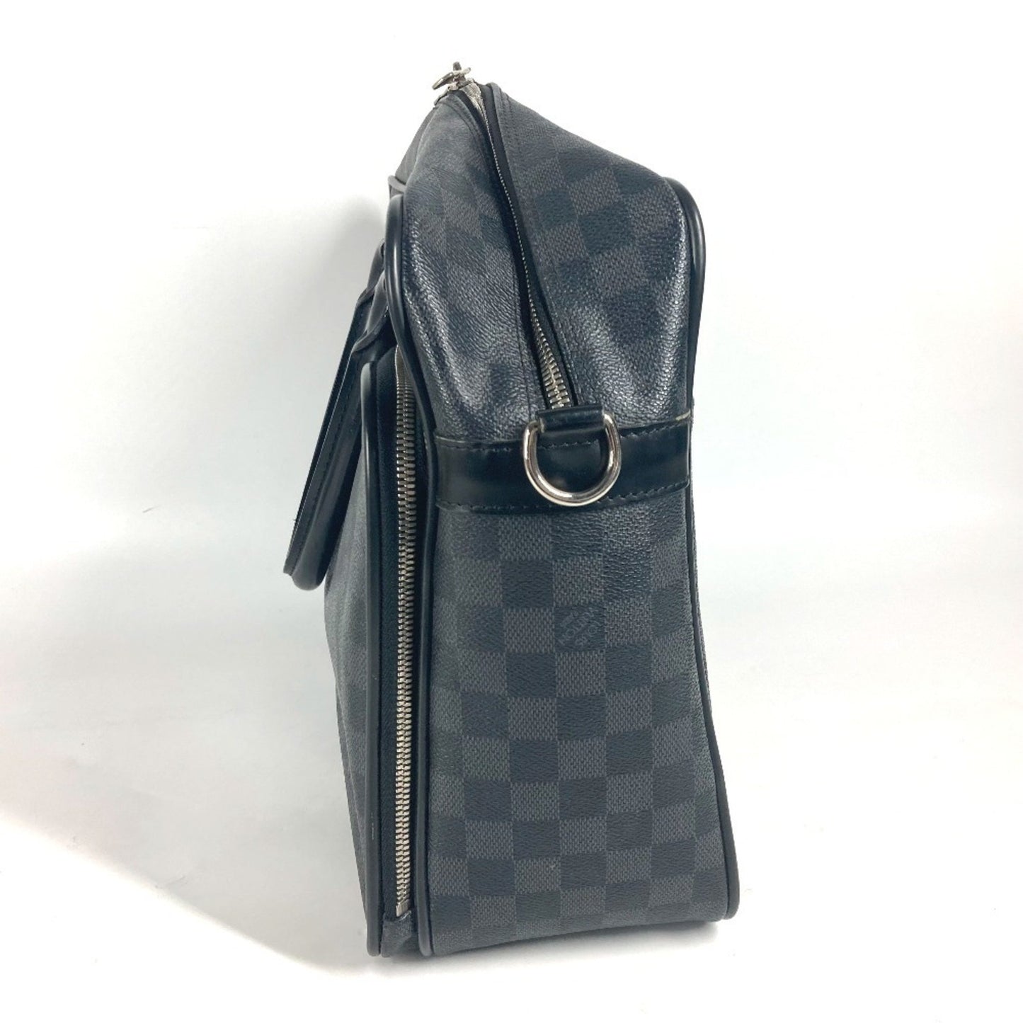 Louis Vuitton Icare, Black, Canvas, briefcase