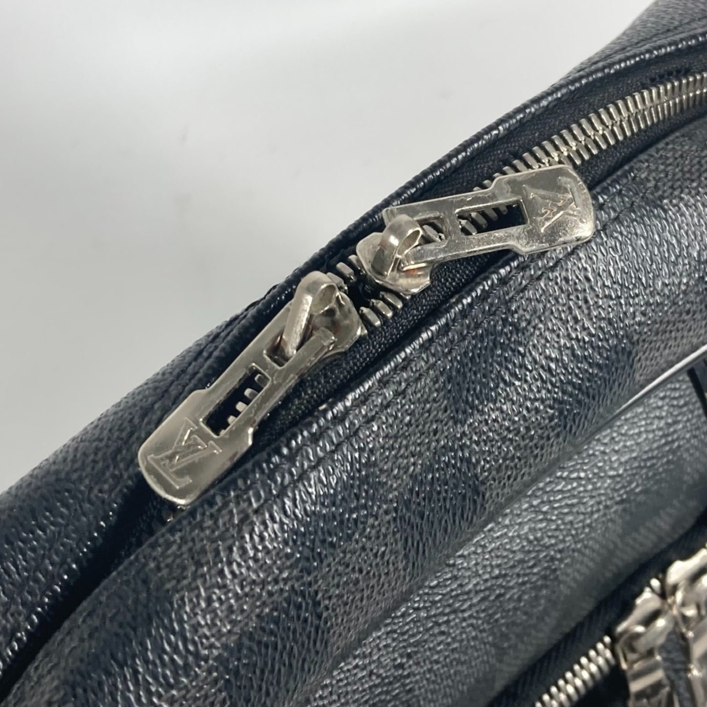 Louis Vuitton Icare, Black, Canvas, briefcase