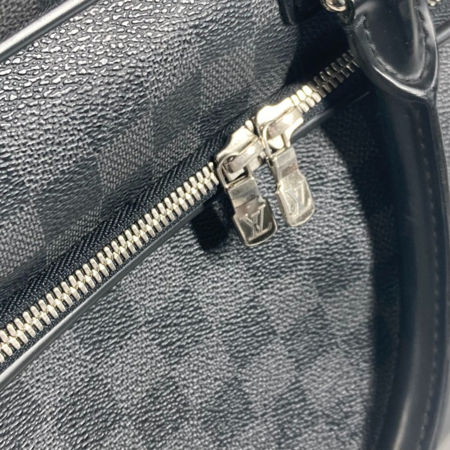 Louis Vuitton Icare, Black, Canvas, briefcase