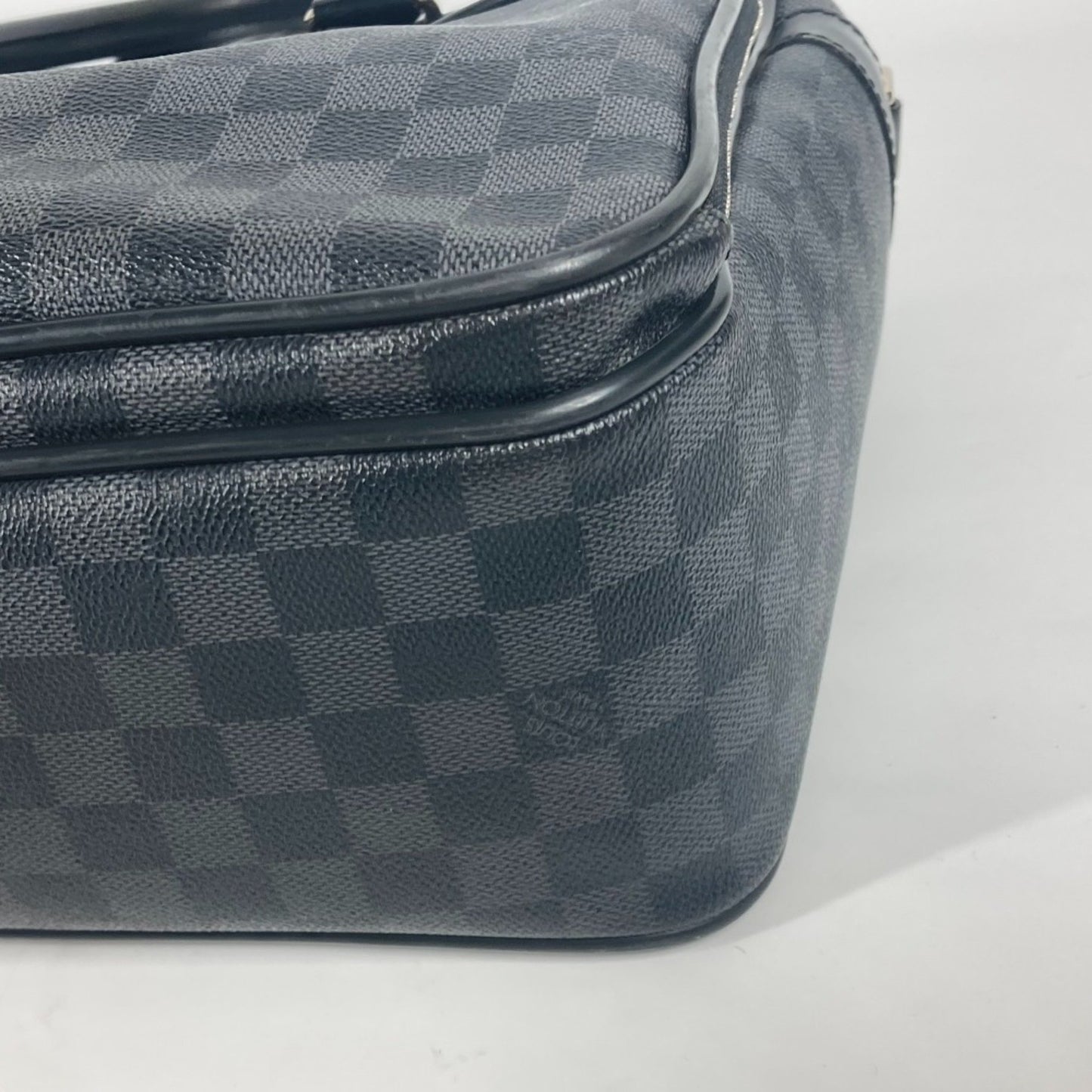 Louis Vuitton Icare, Black, Canvas, briefcase