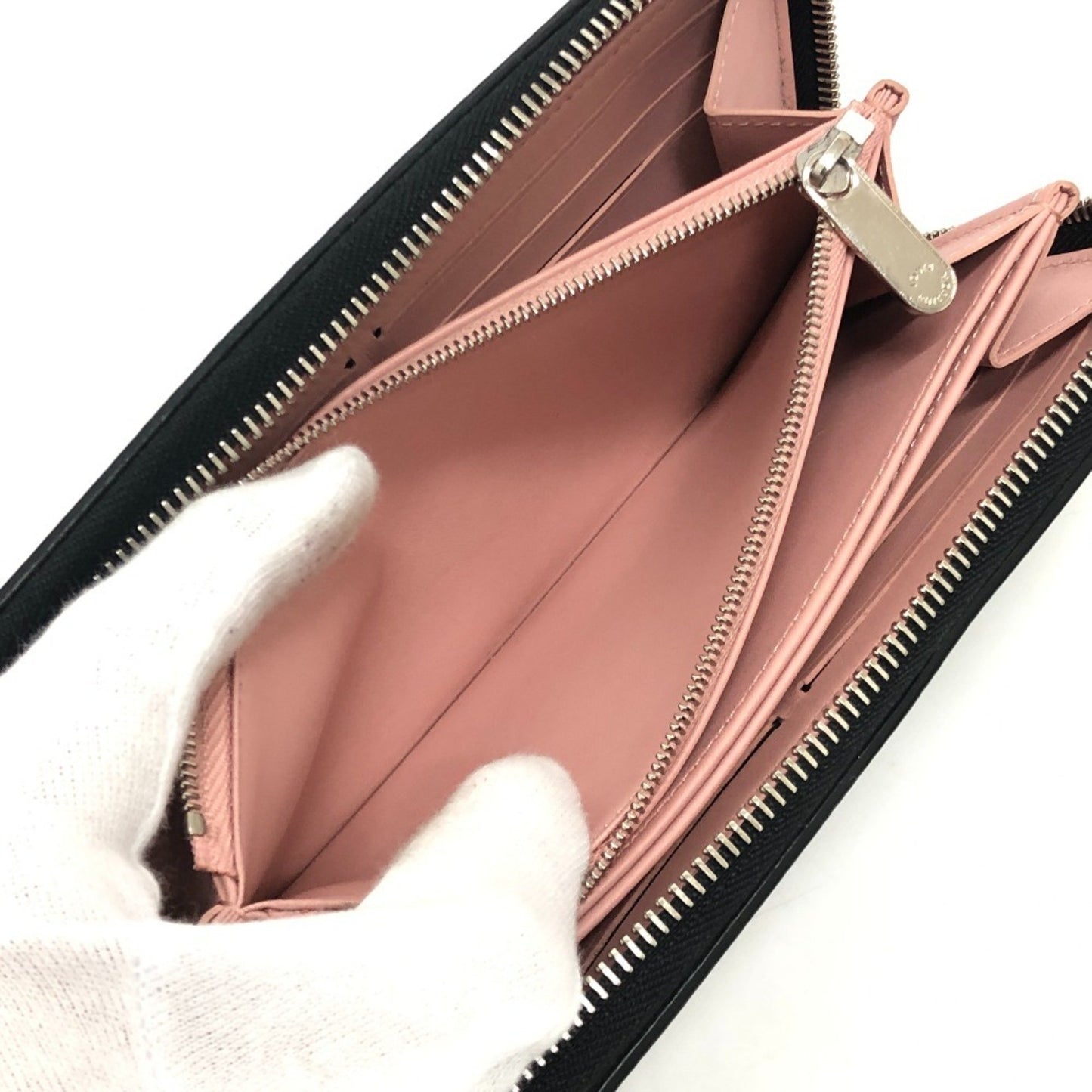 Louis Vuitton Portefeuille zippy, Black, Leather, wallet