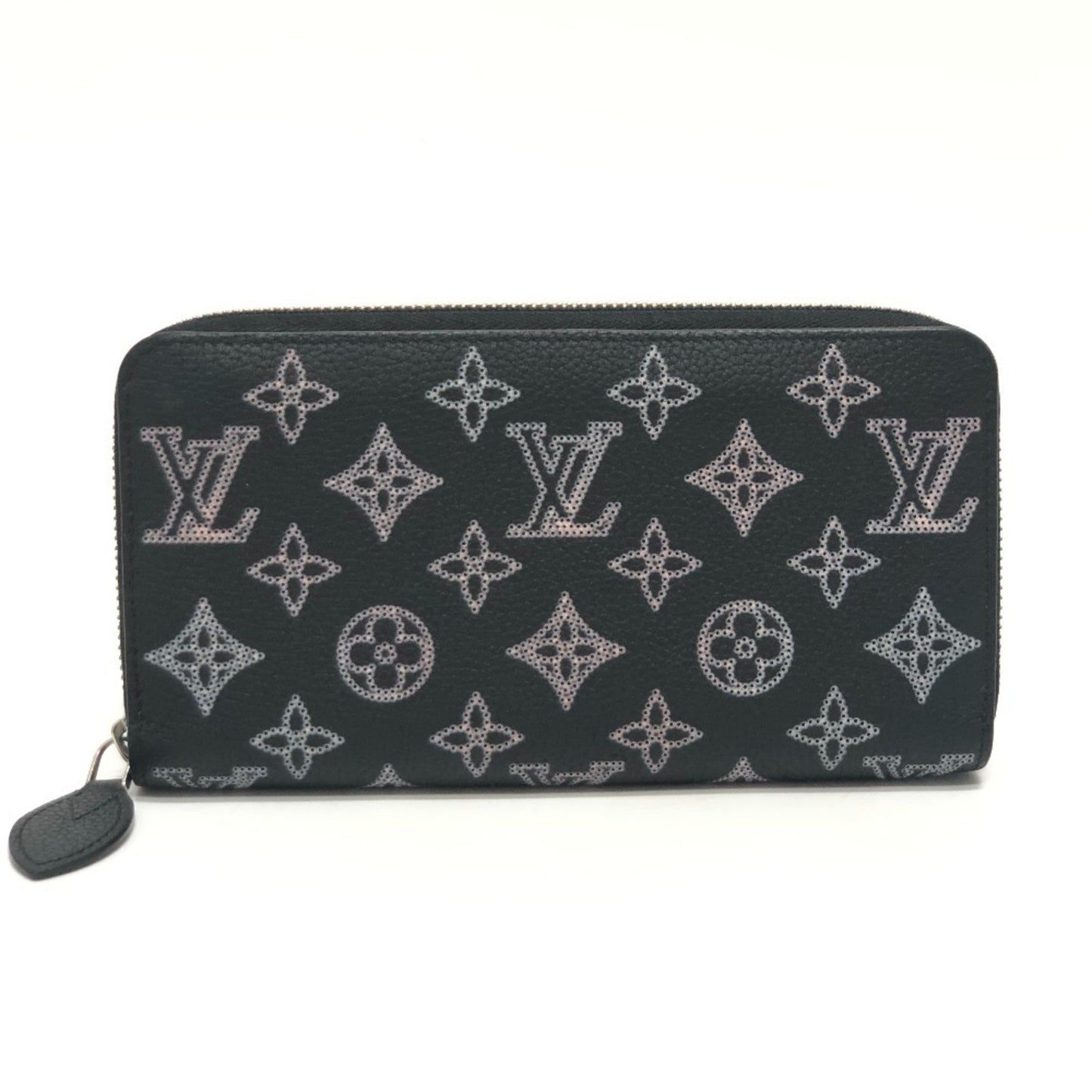 Louis Vuitton Portefeuille zippy, Black, Leather, wallet