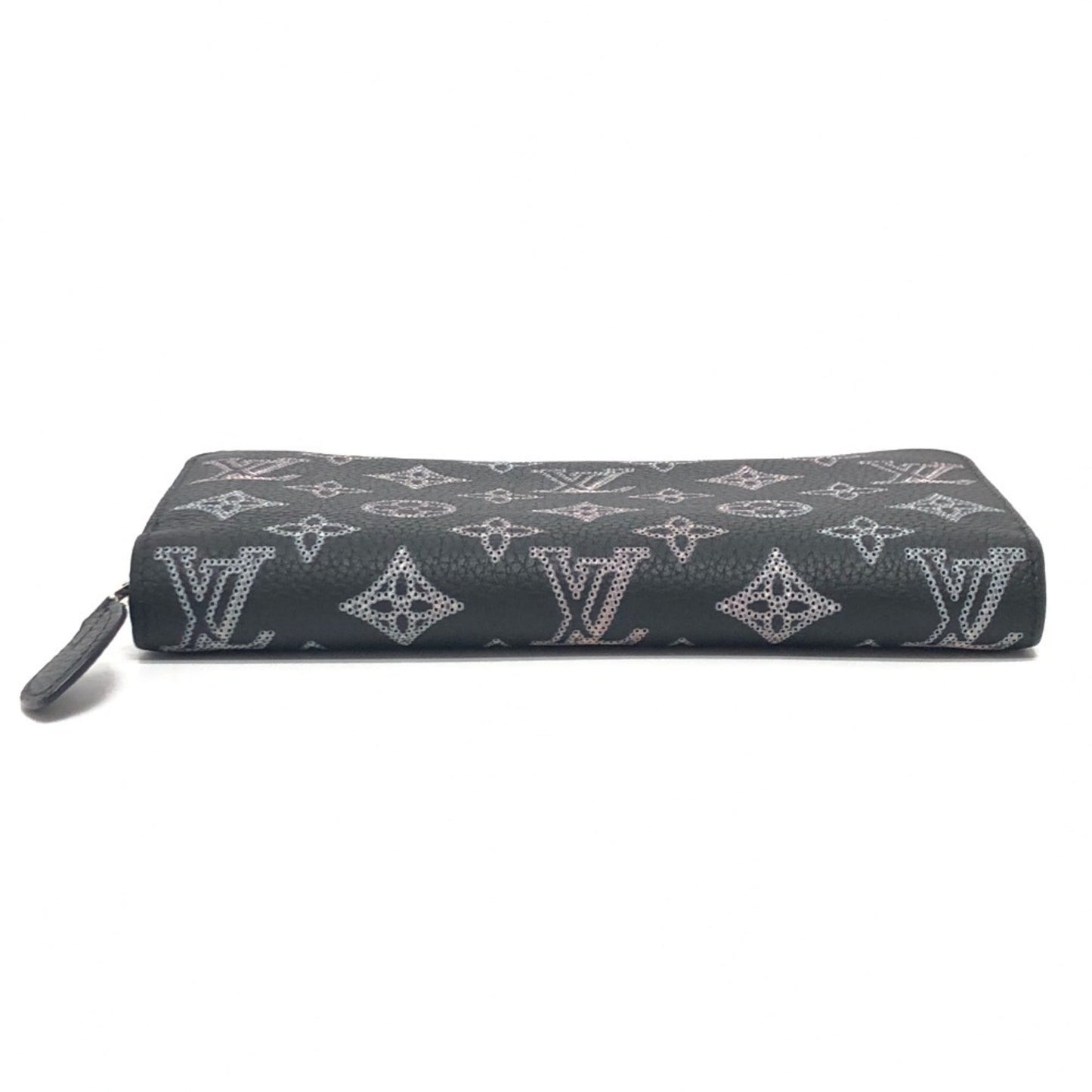 Louis Vuitton Portefeuille zippy, Black, Leather, wallet