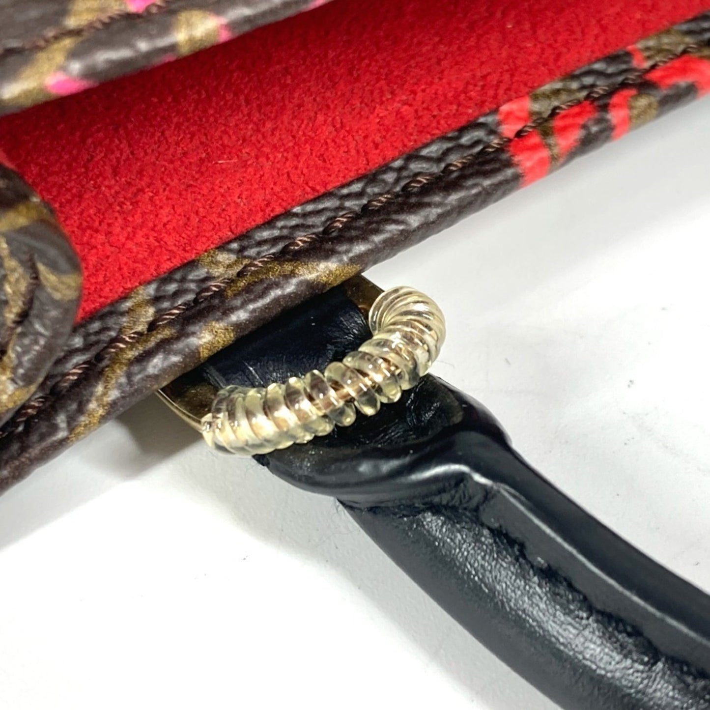 Louis Vuitton Sac Plat, Brown, Canvas, tote