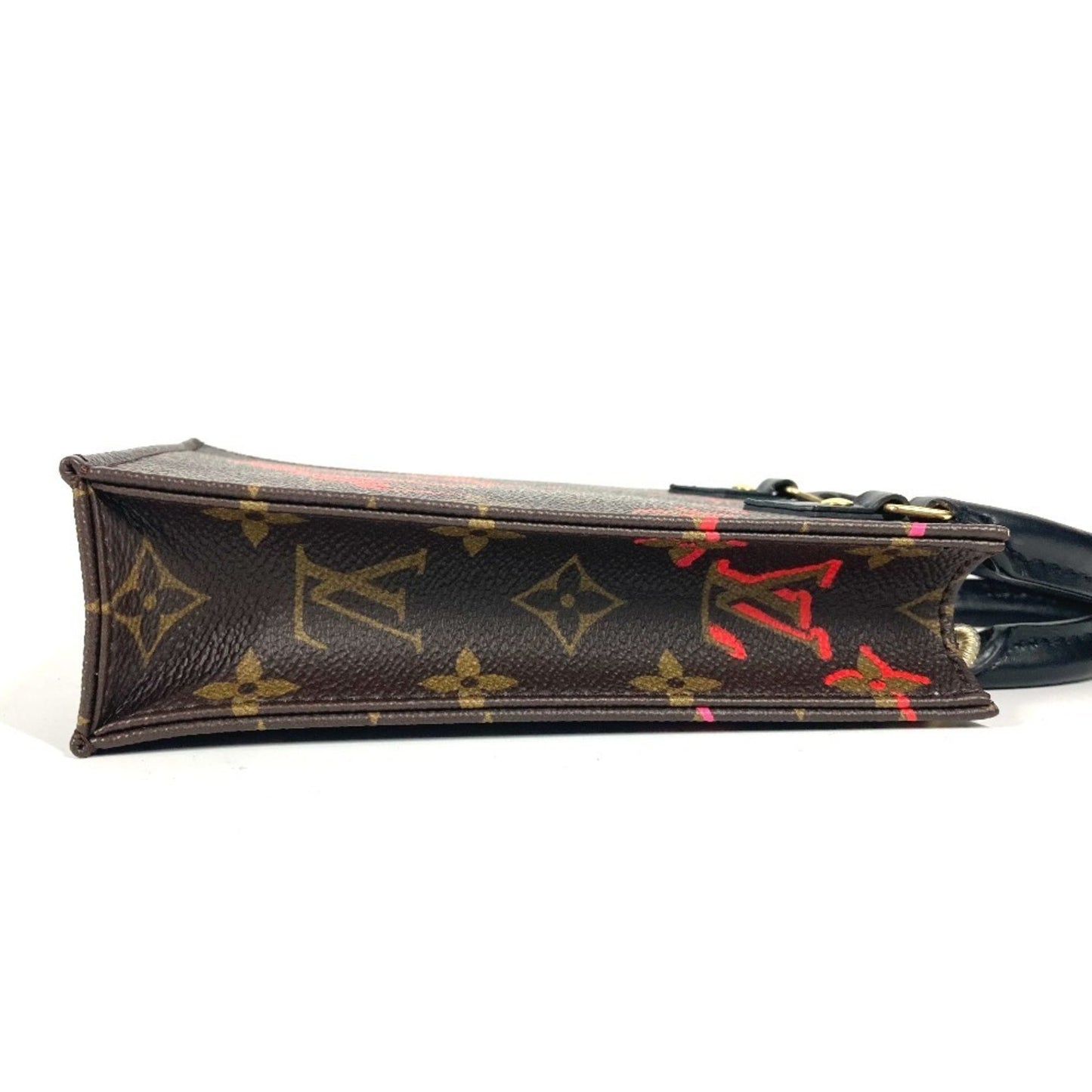 Louis Vuitton Sac Plat, Brown, Canvas, tote