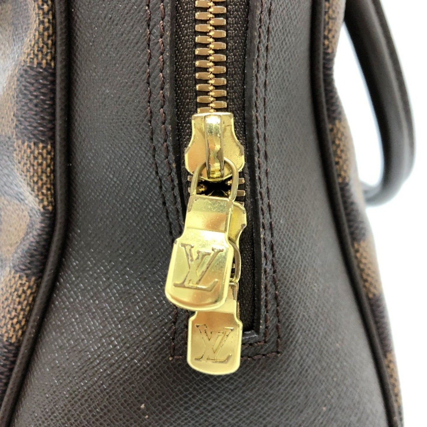 Louis Vuitton Brera, Brown, Canvas, handbag