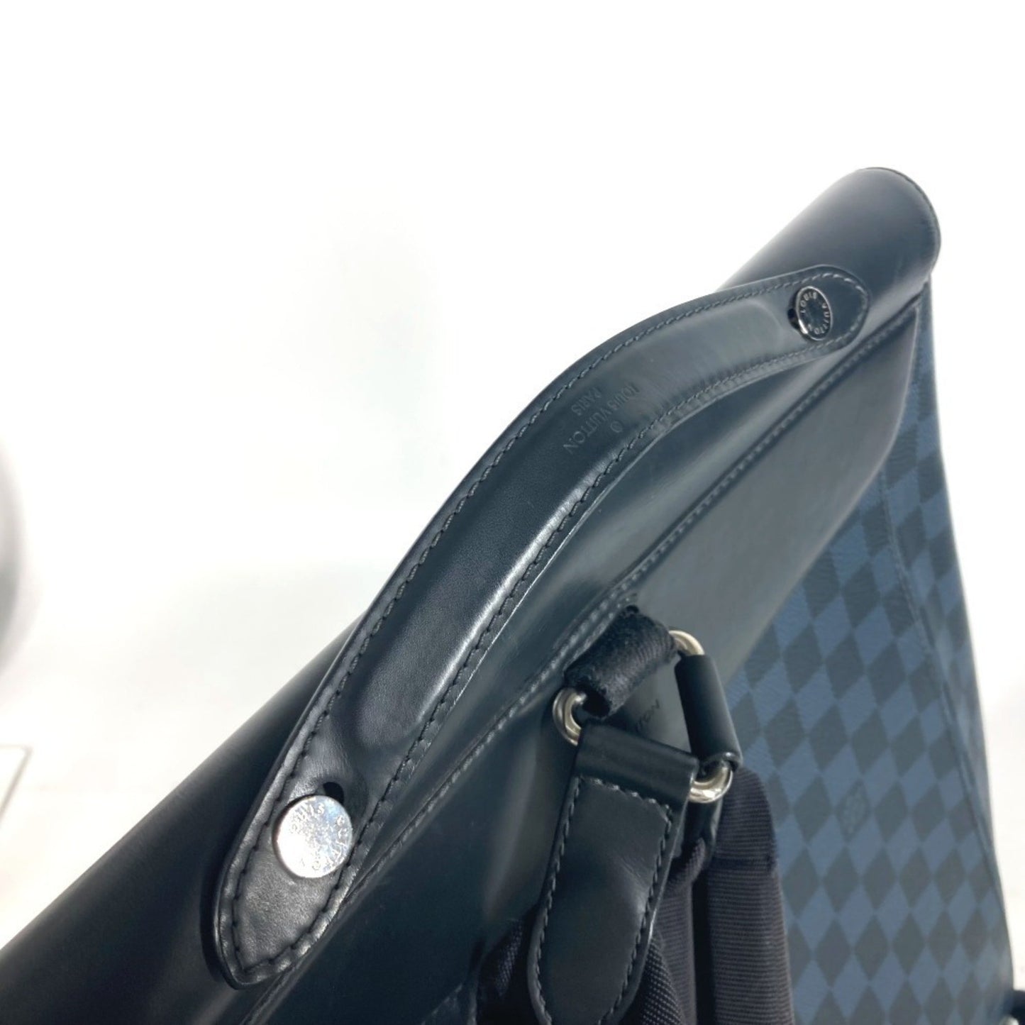 Louis Vuitton Newport, Black, Canvas, backpack