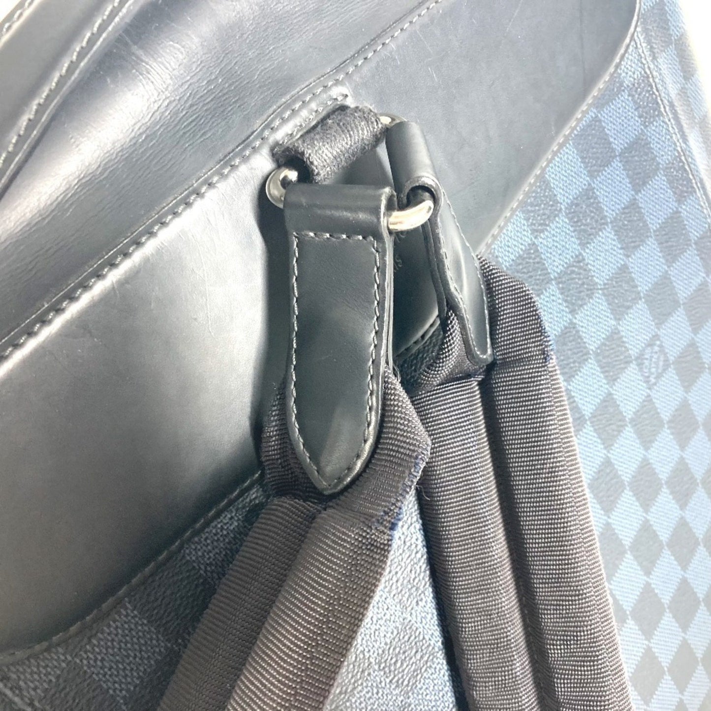 Louis Vuitton Newport, Black, Canvas, backpack