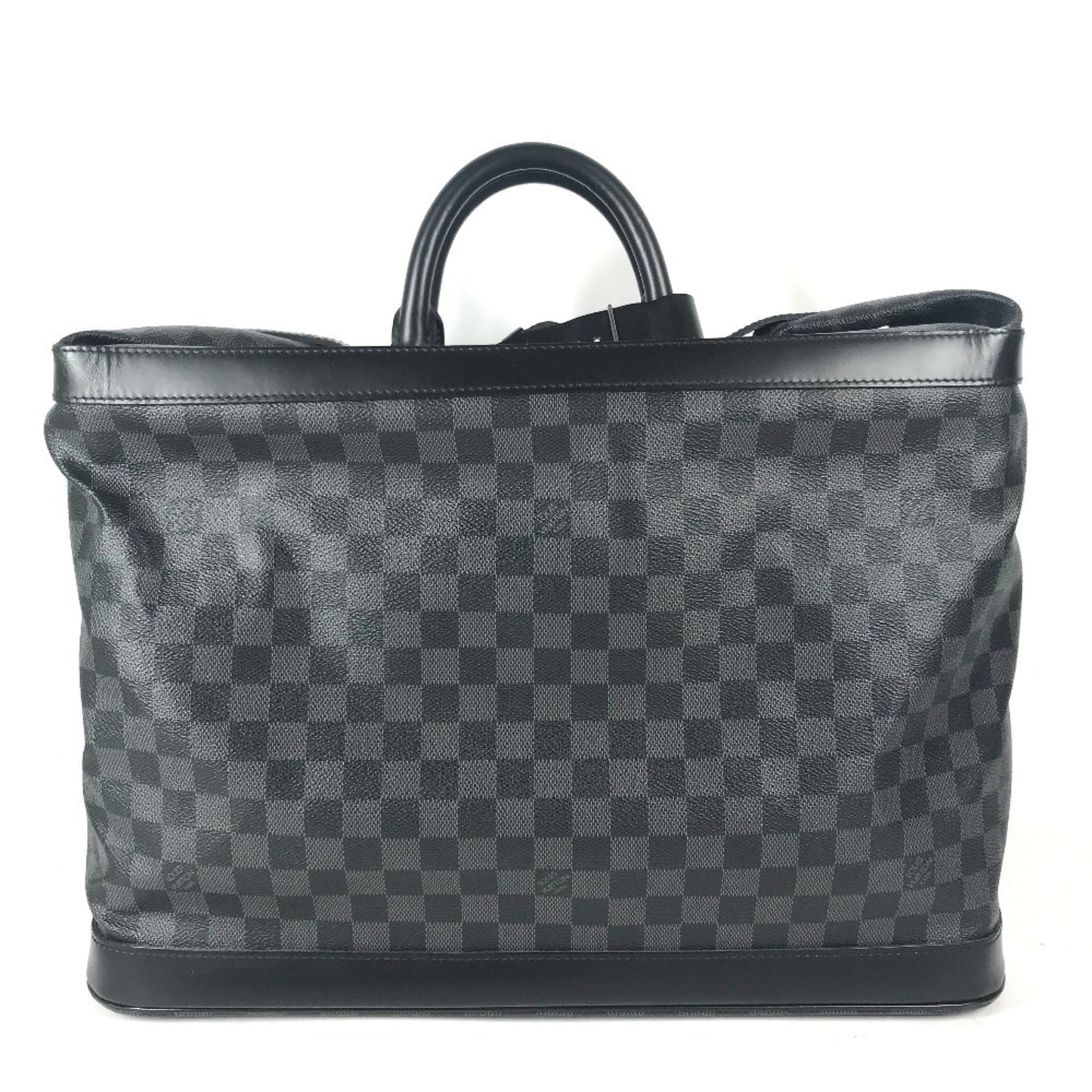 Louis Vuitton Grimaud, Black, Canvas, travel