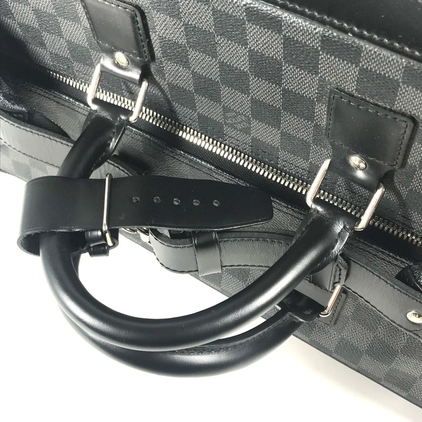 Louis Vuitton Grimaud, Black, Canvas, travel
